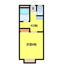 第五中学校 徒歩2分 1階の物件間取画像